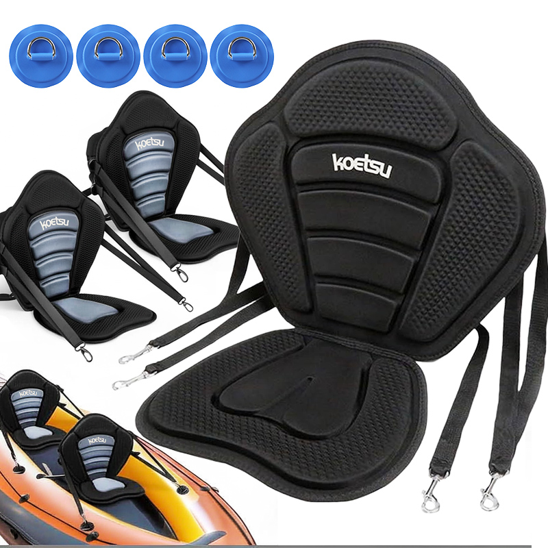 Kayak Seat Adjustable EVA Back - Fishing Kayak Crate review and price