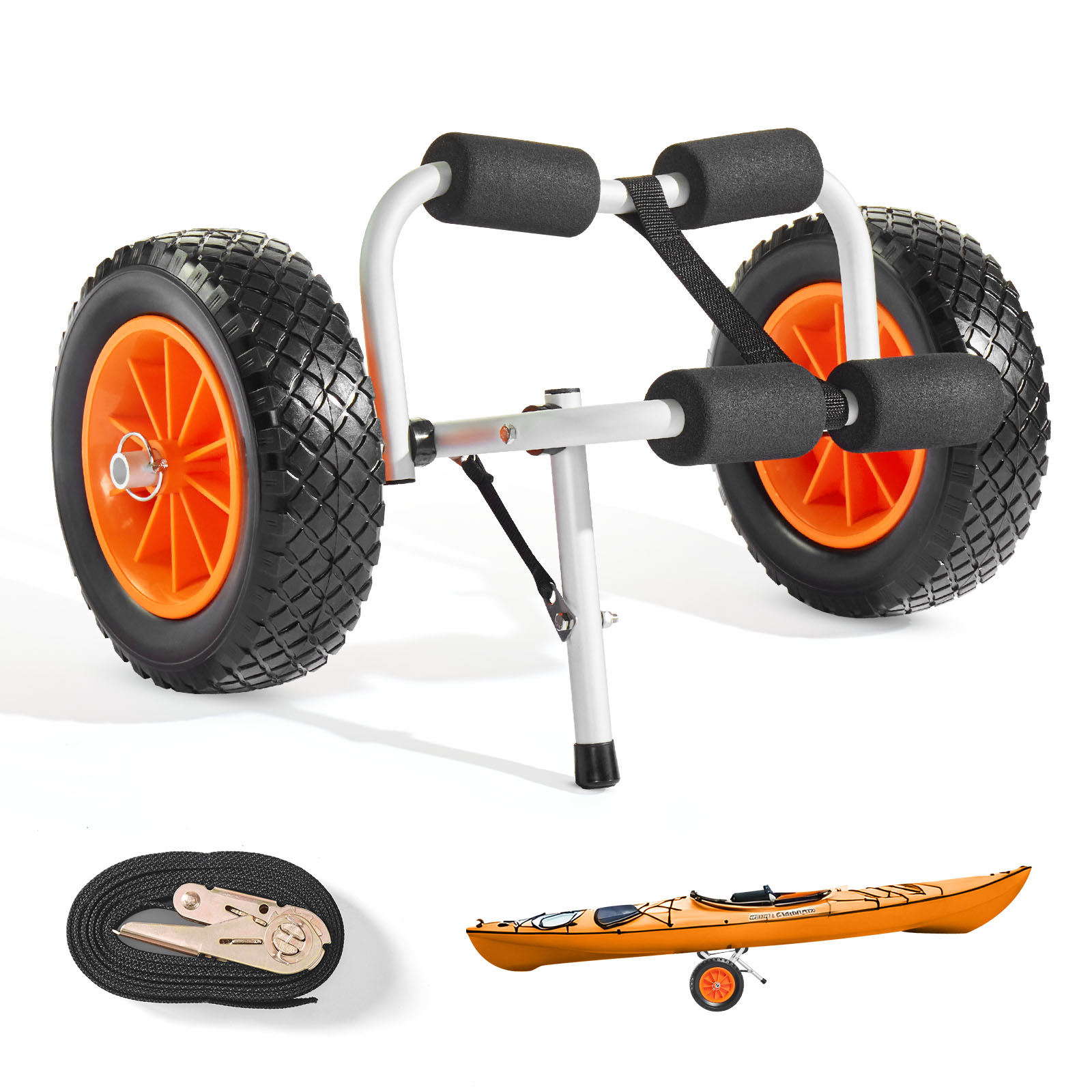 SucceBuy 200 lbs Kayak Cart Fo - Fishing Kayak Crate review and price