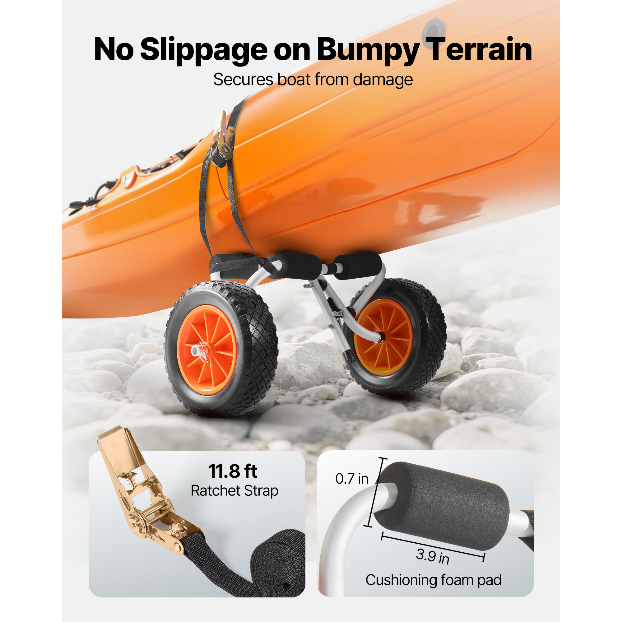 SucceBuy 200 lbs Kayak Cart Fo - Fishing Kayak Crate review and price