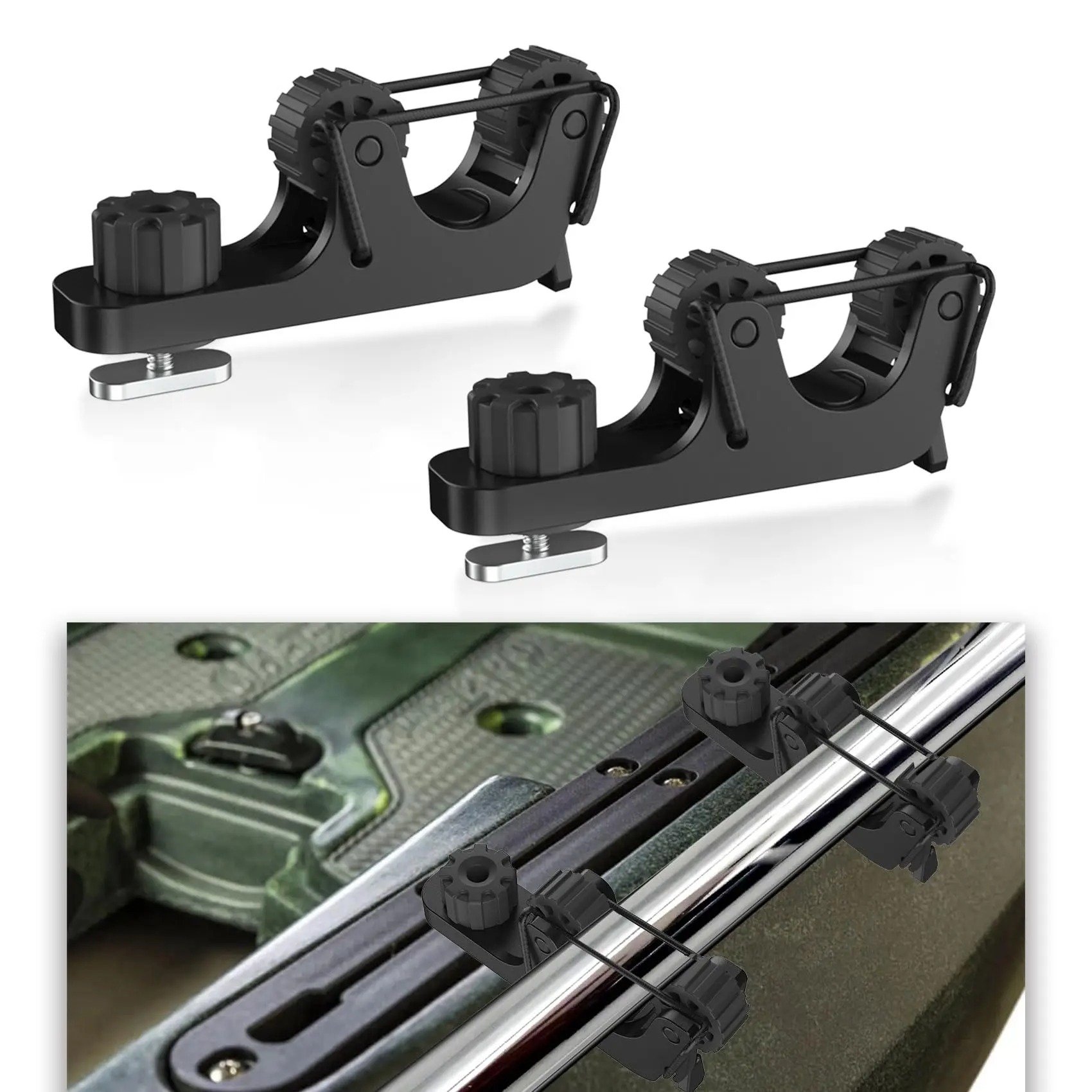 Kayak Paddle Holder Track Moun - Fishing Kayak Crate review and price